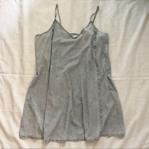NWOT Abound Slip Dress Long Cami Jean Washed Blue